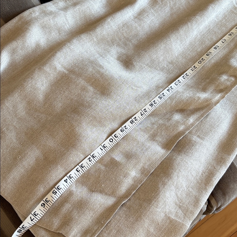 Ports international Beige, High waisted Wrap, Maxi Skirt with Belt: linen/cotton - Picture 11 of 12